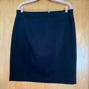 EUC BLACK ELLEN TRACY SKIRT SIZE LARGE